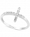 Effy Diamond East West Cross Ring (1/4 ct. t. w. ) in 14k White Gold
