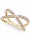 Diamond Crisscross Ring (1/2 ct. t. w. ) in 14k Gold