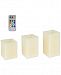 4-Pc. Square Color-Changing Flameless Candle & Remote Control