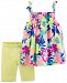 Carter's Baby Girls 2-Pc. Floral-Print Tunic & Shorts Set