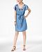 Style & Co Petite Embroidered Peasant Dress, Created for Macy's