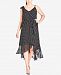 City Chic Trendy Plus Size Flounce Polka-Dot Midi Dress