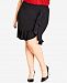 City Chic Trendy Plus Size Ruffled Faux-Wrap Skirt