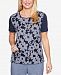 Alfred Dunner Perfect Match Lace T-Shirt