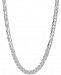 Giani Bernini Square Herringbone Chain 18" Collar Necklace, Created for Macy's