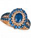 Le Vian Strawberry & Nude Blueberry Sapphire (2-1/5 ct. t. w. ) & Diamond (1/4 ct. t. w. ) Ring in 14k Rose Gold