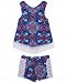 Rare Editions Baby Girls 2-Pc. Paisley-Print Cotton Tank Top & Shorts Set