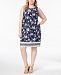 Charter Club Plus Size Floral-Print Sheath Dress, Created for Macy's