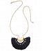 Trina Turk x I. n. c. Gold-Tone Tassel Crescent 32" Pendant Necklace, Created for Macy's