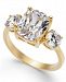 Charter Club Gold-Tone Crystal Statement Ring, Created for Macy's