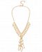 Robert Lee Morris Soho Gold-Tone Shaky Link Lariat Necklace, 17-1/2" + 3" extender