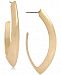 Robert Lee Morris Soho Large Gold-Tone Open Hoop Earrings