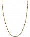 Giani Bernini Twisted 18" Chain Necklace in Sterling Silver & 18k Gold-Plate, Created for Macy's