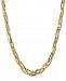 Giani Bernini Tricolor Braided 18" Collar Necklace in Sterling Silver, 18k Gold-Plate & 18k Rose Gold-Plate, Created for Macy's