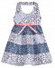 Blueberi Boulevard Baby Girls Tiered Ruffle Cotton Dress