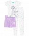 Disney's Frozen Little & Big Girls 3-Pc. Cotton Pajama Set, Created for Macy's