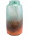 Zuo Joo Translucent Green & Orange Medium Vase