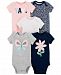 Carter's Baby Girls 5-Pack Printed Cotton Bodysuits