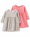 Carter's Baby Girls 2-Pack Popover Cotton Dresses