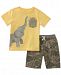Kids Headquarters Baby Boys 2-Pc. Cotton Elephant T-Shirt & Printed Shorts Set
