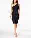Adrianna Papell Sequined One-Shoulder Dress