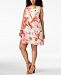 Jessica Howard Plus Size Floral-Print A-Line Dress