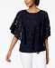 Msk Lace Overlay Top