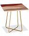 Deny Designs Kelly Haines Desert Waves Square Side Table