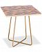 Deny Designs Gabi Peaks and Valleys Square Side Table