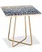 Deny Designs Madart Inc. Tropical Fusion Abstract Blues Square Side Table