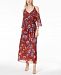 Bar Iii Floral-Print Cold-Shoulder Dress, Created for Macy's