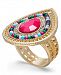 Thalia Sodi Gold-Tone Pave, Stone & Bead Statement Ring, Created for Macy's