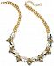 Charter Club Gold-Tone Multi-Stone Multi-Link Collar Necklace, 17" + 2" extender, Created for Macy's