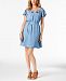 Style & Co Embroidered Fit & Flare Dress, Created for Macy's