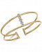 Danori Crystal Pave Open-Style Flex Cuff Bracelet, Created for Macy's