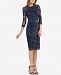 Js Collections Embroidered Lace Sheath Dress