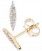 Elsie May Diamond Accent Rice Stud Earrings in 14k Gold, Created for Macy's