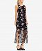 Vince Camuto Embroidered Mesh Maxi Dress