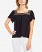 Vince Camuto Cotton Beaded Top