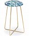 Deny Designs Stephanie Corfee Blues And Ink Floral Counter Stool