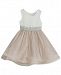 Rare Editions Toddler Girls Embellished Waist Party Dress
