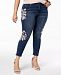 Celebrity Pink Plus Size Embroidered Skinny Ankle Jeans
