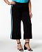 I. n. c. Plus Size Varsity-Stripe Cropped Wide-Leg Pants, Created for Macy's