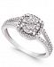 Cushion-Cut Diamond Promise Ring (1/4 ct. t. w. ) in Sterling Silver