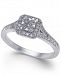 Diamond Cushion-Cut Halo Promise Ring (1/4 ct. t. w. ) in 10k White Gold