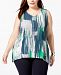 Alfani Plus Size Printed Top, Created for Macy's