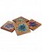 Closeout! Thirstystone Square Wood Succulent Coasters, Set of 4