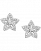 Effy Kidz Children's Diamond Flower Stud Earrings (1/5 ct. t. w. ) in 14k White Gold