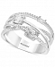 Classique by Effy Diamond Crisscross Ring (1/2 ct. t. w. ) in 14k White Gold