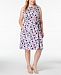 Anne Klein Plus Size Printed Fit & Flare Dress